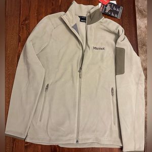 New Men's Marmot Reactor Polartec Microfleece Jacket - khaki - medium